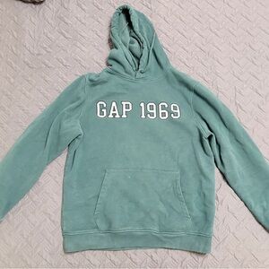 GAP Hooded Sweatshirt in Green